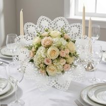 Prodotto buste per fiori in pizzo di carta 30 cm 25 pezzi