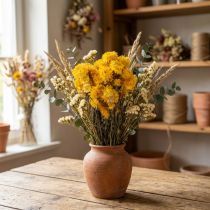 Prodotto Mazzo di fiori secchi di elicriso giallo (Helichrysum), 100 g