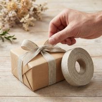Prodotto Nastro decorativo Nastro in lino Nature Basic vari colori 25mm 20m
