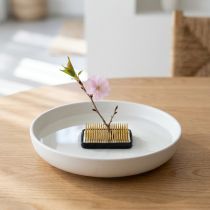 Prodotto Riccio Kenzan Rettangolare Argento Ottone 50×35mm