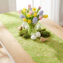 Prodotto Runner da tavola Sizoweb in pile decorativo verde mela 30cm 5m