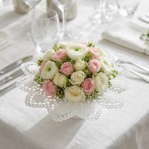 Prodotto buste per fiori in pizzo di carta 8 cm 25 pezzi