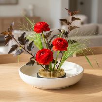 Prodotto Riccio rotondo in ottone per composizioni floreali e ikebana
