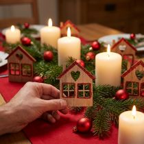 Prodotto Decorazioni sparse Natale Decorazioni natalizie per casa 4,5×5 cm 72 pz