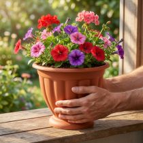 Prodotto Vaso con base Ø21cm H18cm