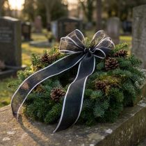 Prodotto Nastro decorativo nero 15cm 25m