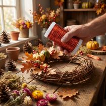 Prodotto Filo decorativo artigianale per decorazioni autunnali creative