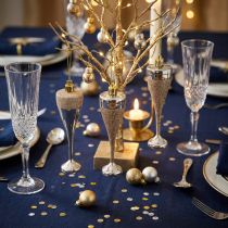 Prodotto Bicchieri di champagne per appendere oro chiaro 10 cm 8 pezzi