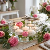 Prodotto Candele galleggianti bianche 4,5 cm 28 pz