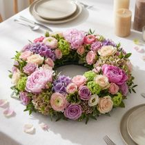 Prodotto OASIS® IDEAL Anello Universale Ghirlanda Floreale in Schiuma Verde H4cm Ø18,5cm 5 pz