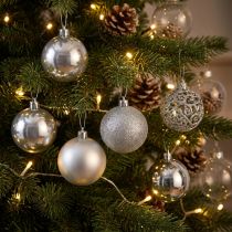 Prodotto Pallina di Natale argento Ø6cm 16 pz
