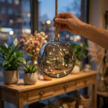 Prodotto Sfera LED interna Ø20cm timer bianco caldo 40L colorato