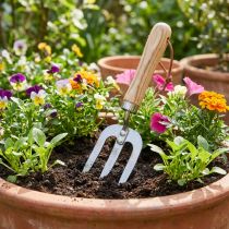 Prodotto Attrezzo da giardino Rastrello piccolo Rastrello da giardino 28cm