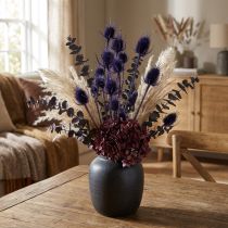 Prodotto Cardo selvatico Fiori secchi Cardo cardo viola 55 cm 10 teste