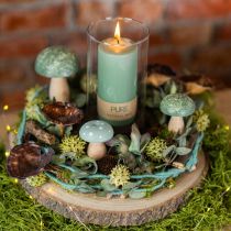 Prodotto Candela a colonna PURE candele Wenzel verde smeraldo 130/70 mm