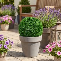 Prodotto Palla di bosso bosso artificiale verde Ø38cm H35cm