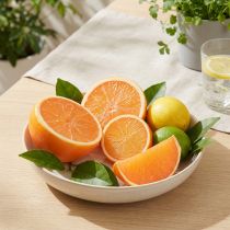Prodotto Arance decorative, pezzi di frutta artificiale da 5-7 cm, decorazione estiva realistica