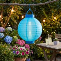 Prodotto Lanterna LED con solare 20cm blu