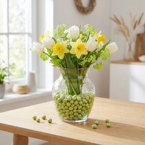 Prodotto Perline decorative brillanti 4mm - 8mm verde 1l