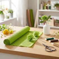 Prodotto Carta crespa per fioristi, verde erba, 50×250 cm, 5 pezzi