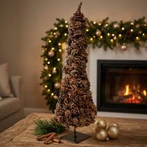 Prodotto Albero di Natale da tavolo a cono, albero a cono, naturale, 16×60cm