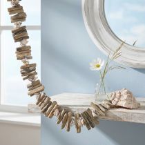 Prodotto Conchiglie di ghirlande decorative e legni da acquario 90 cm