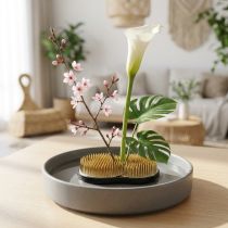 Prodotto Riccio Kenzan Sun Moon Ikebana 110×65mm