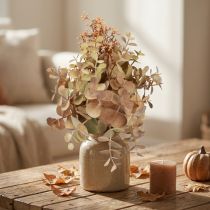 Prodotto Bouquet di fiori artificiali di eucalipto con decorazione da 30 cm con boccioli