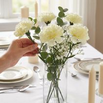 Prodotto Garofano artificiale bianco 6 pz