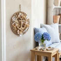 Prodotto Decorazione murale marittima Scatola fai da te anello decorativo conchiglie di ancoraggio Ø38cm
