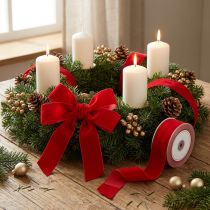 Prodotto Nastro di velluto nastro regalo nastro decorativo velluto rosso 40mm 8m