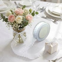Prodotto Nastro in pizzo bianco 20mm 20m