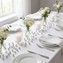 Prodotto Perline decorative Ø10mm argento 115 pz