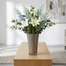 Prodotto Vaso "Fizzy" grigio platino Ø28,5cm H45cm 1 pz