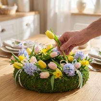 Prodotto Ghirlanda di muschio come base versatile per idee creative di fiori e decorazioni, 20 cm, 4 pezzi