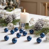 Prodotto Perline decorative Ø2cm blu 12 pz