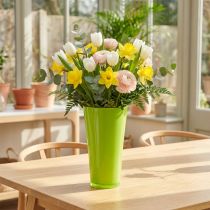 Prodotto Vaso "Fizzy" Ø16cm H27cm Verde Mela 1 pz