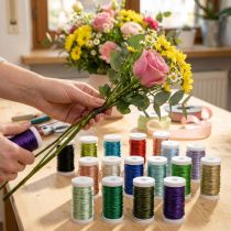 Prodotto Filo per lavori artigianali per fiori, decorazioni, gioielli, abbellimenti, uso versatile