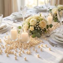 Prodotto Perle decorative color champagne Ø8mm 250 pezzi