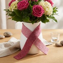 Prodotto Nastro decorativo in feltro nastro decorativo in feltro di lana bacca rosa bicolore 15 cm 5 m
