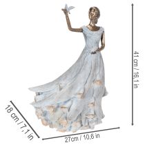 Prodotto Figurina Donna Farfalla Scultura decorativa dal design artistico per un design senza tempo 41 cm