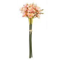 Prodotto Ramo decorativo fiorito di giglio peruviano per composizioni senza tempo, 33 cm, 6 pezzi