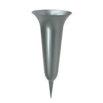 Prodotto Vaso tombale argento 40 cm