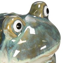 Prodotto Statuetta di rana, decorazione estiva in ceramica per casa e balcone, 12 cm
