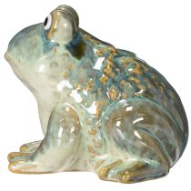 Prodotto Statuetta di rana, decorazione estiva in ceramica per casa e balcone, 12 cm