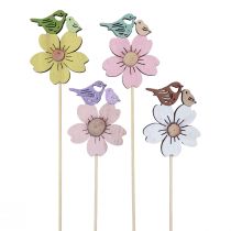 Prodotto Spine per fiori decorazione primaverile decorazione per uccelli in legno 8×6 cm 12pz
