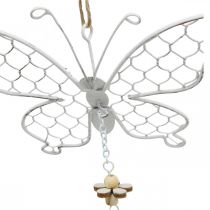 Decorazione primaverile, farfalle in metallo, Pasqua, decorazione ciondolo farfalla 2pz
