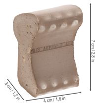 Prodotto Piedini per vasi da fiori, pratici rialzi, accessori per vasi da balcone e terrazzo, 7 cm, 3 pezzi