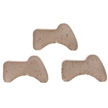 Prodotto Piedini per vasi da fiori, pratici rialzi, accessori per vasi da balcone e terrazzo, 7 cm, 3 pezzi