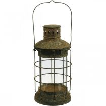Griglia decorativa da giardino, lanterna da giardino, lanterna in metallo Ø17cm H33cm